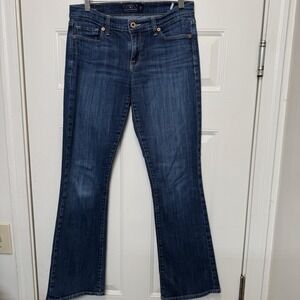 Lucky Brand Womens Sofia Boot Mid Rise Jeans Size 6 Medium Wash Stretch Denim